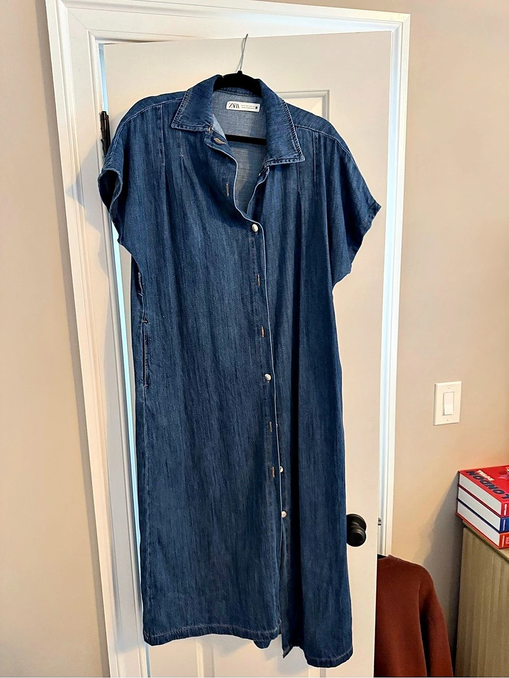 Zara Denim Dress Size small Like New